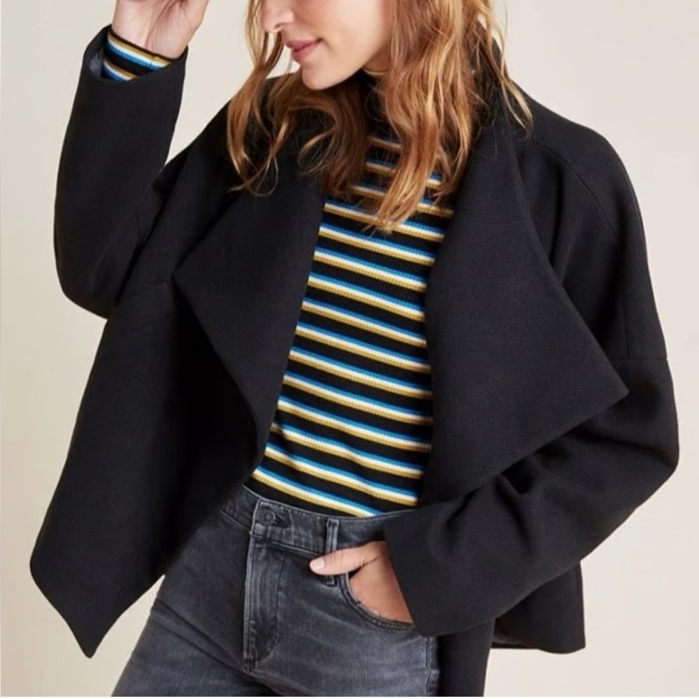 By Anthropologie Elegant Black Women's Blazer